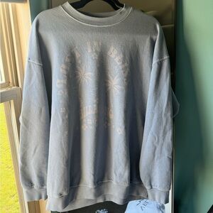 Periwinkle Billabong Oversized Crewneck